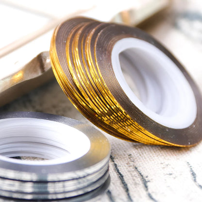 0.5mm Nail Striping Tape Adhesive Stickers Foils