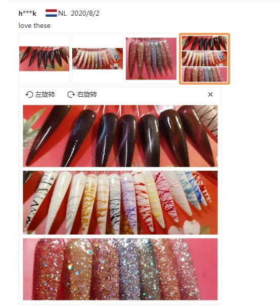 50 pcs Sharp Fan Shaped Nail Art, False Tips Showing Card Sticks