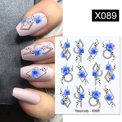 Gold 3D Nail Stickers