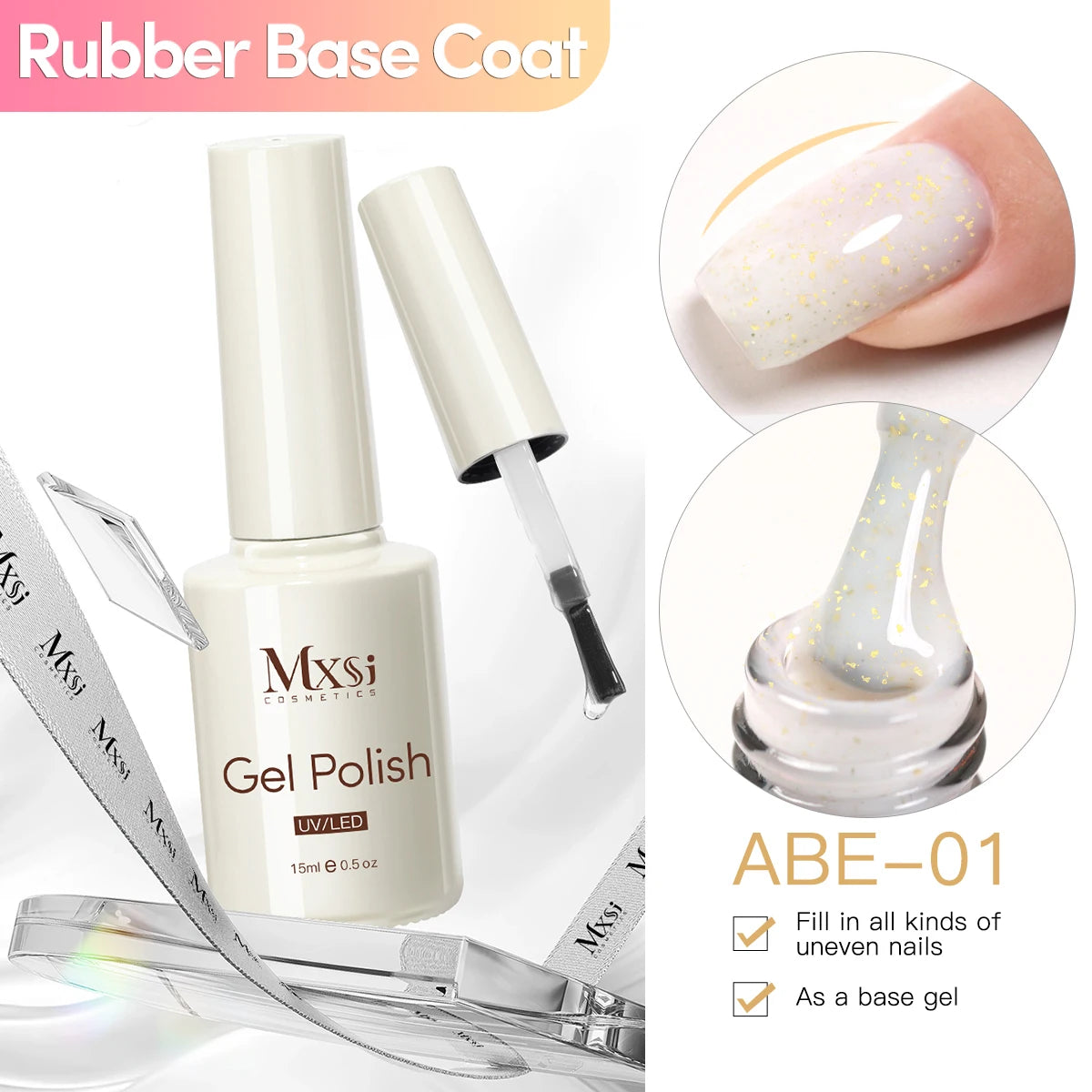 15ml Nails Top and Base Coat