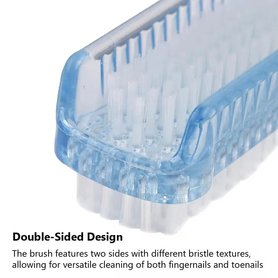 Double-Sided Nail Cleaning Brush