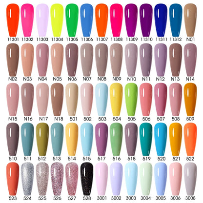 NAILCO 15ml Transparent Nude Color Series Jelly Gel Nail Polish