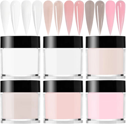 6 Colors/Set Professional Acrylic Powder