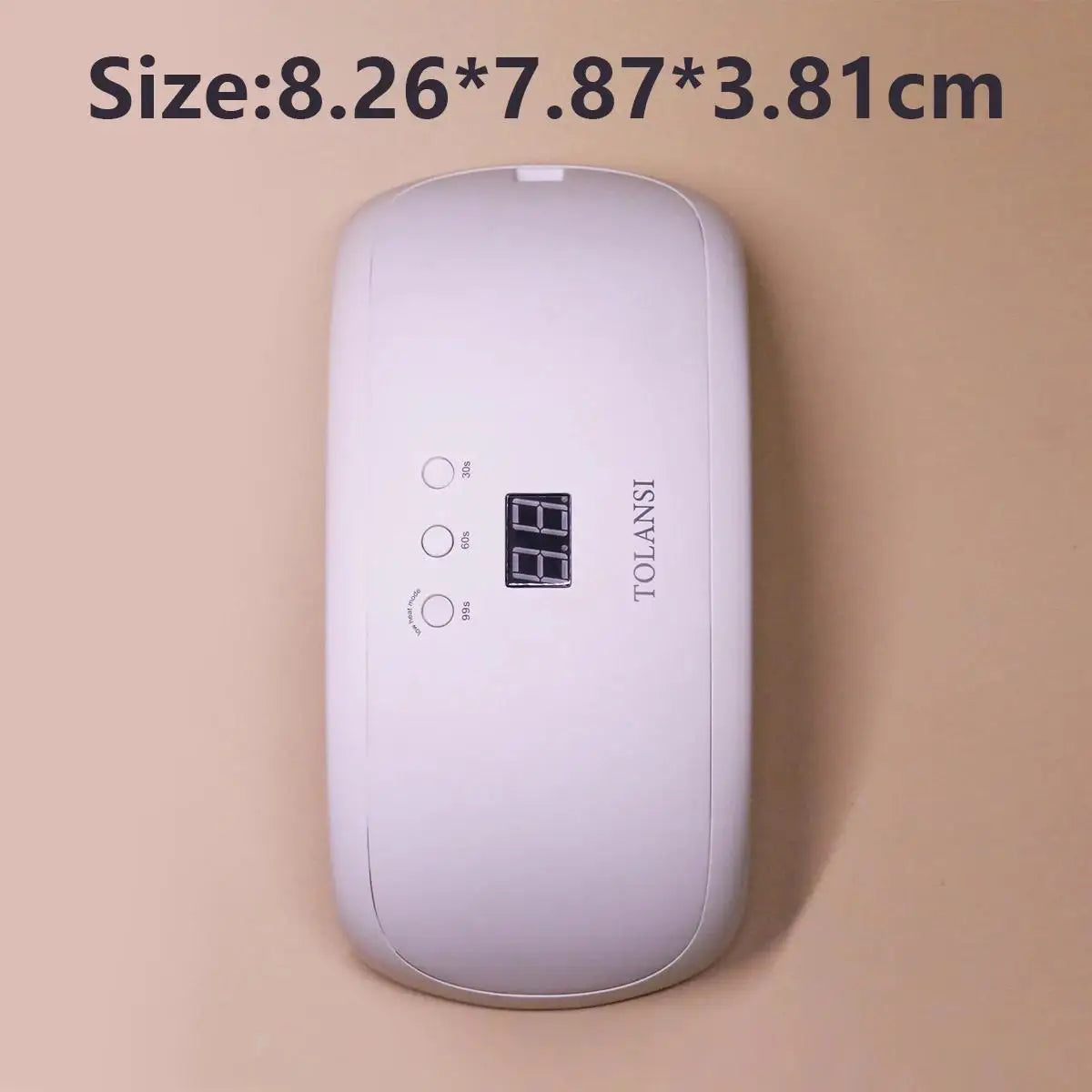 TOLANSI Nail Lamp US/EU Plug UV Art Beauty 36W Digital Screen