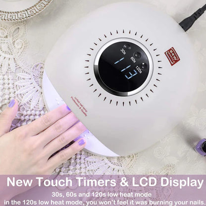 84W UV Nail Lamp UV Gel Nail Polish LED Digital Display