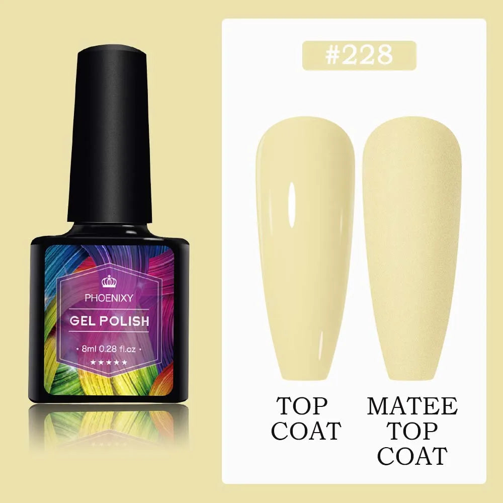 UV LED Gel Nail Polish 75 Colors Glitter 7ml