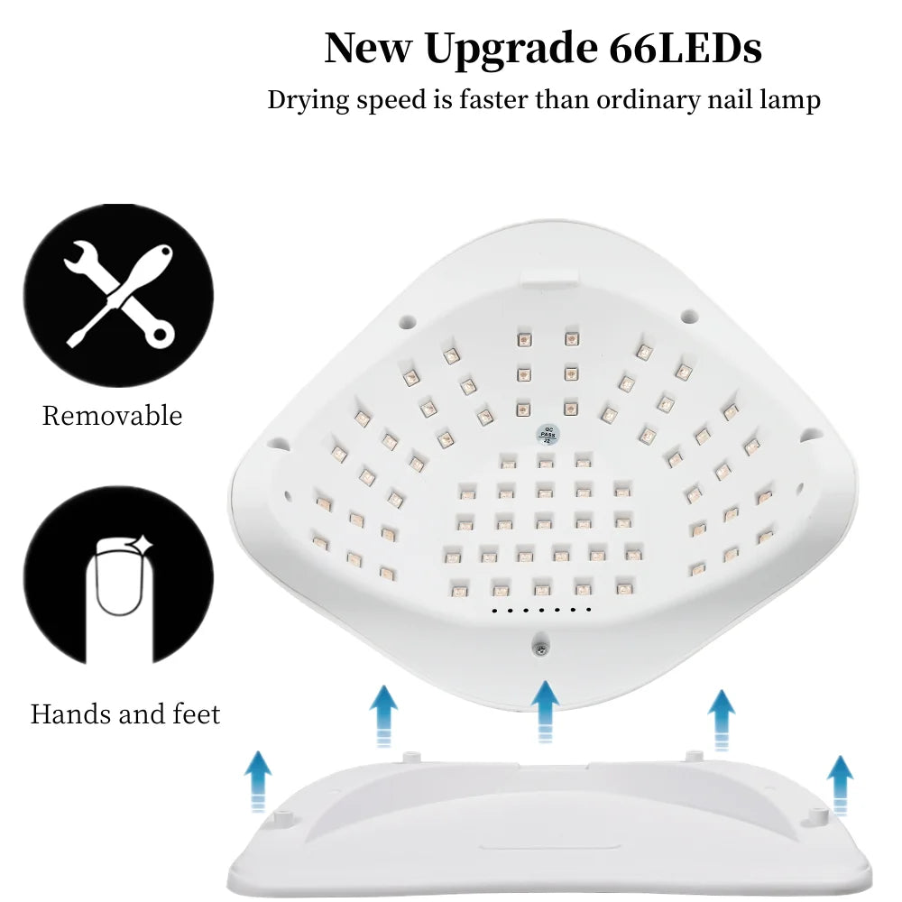 SUN X20 MAX 72 LEDS UV LED Nail Lamp Professional Nail Dryer Light With Timer