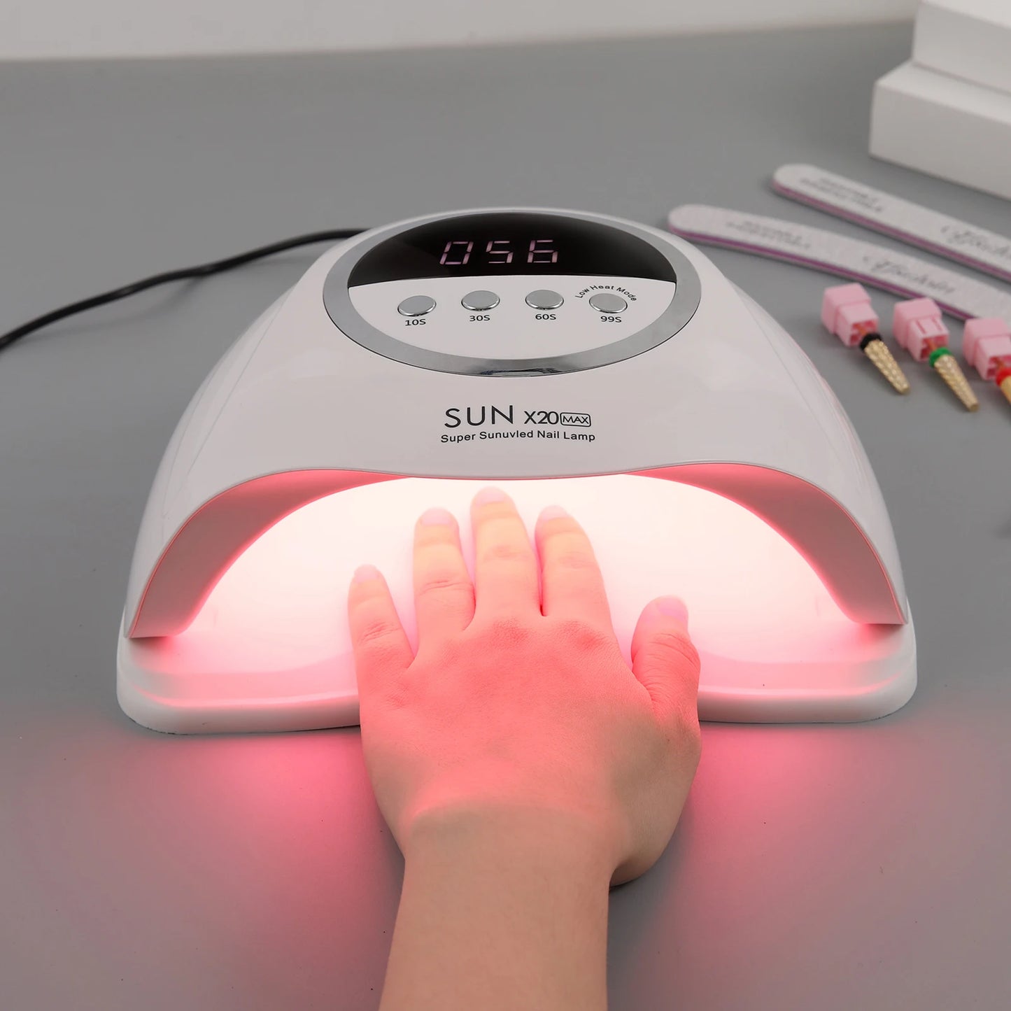 SUN X20 MAX 72 LEDS UV LED Nail Lamp Professional Nail Dryer Light With Timer