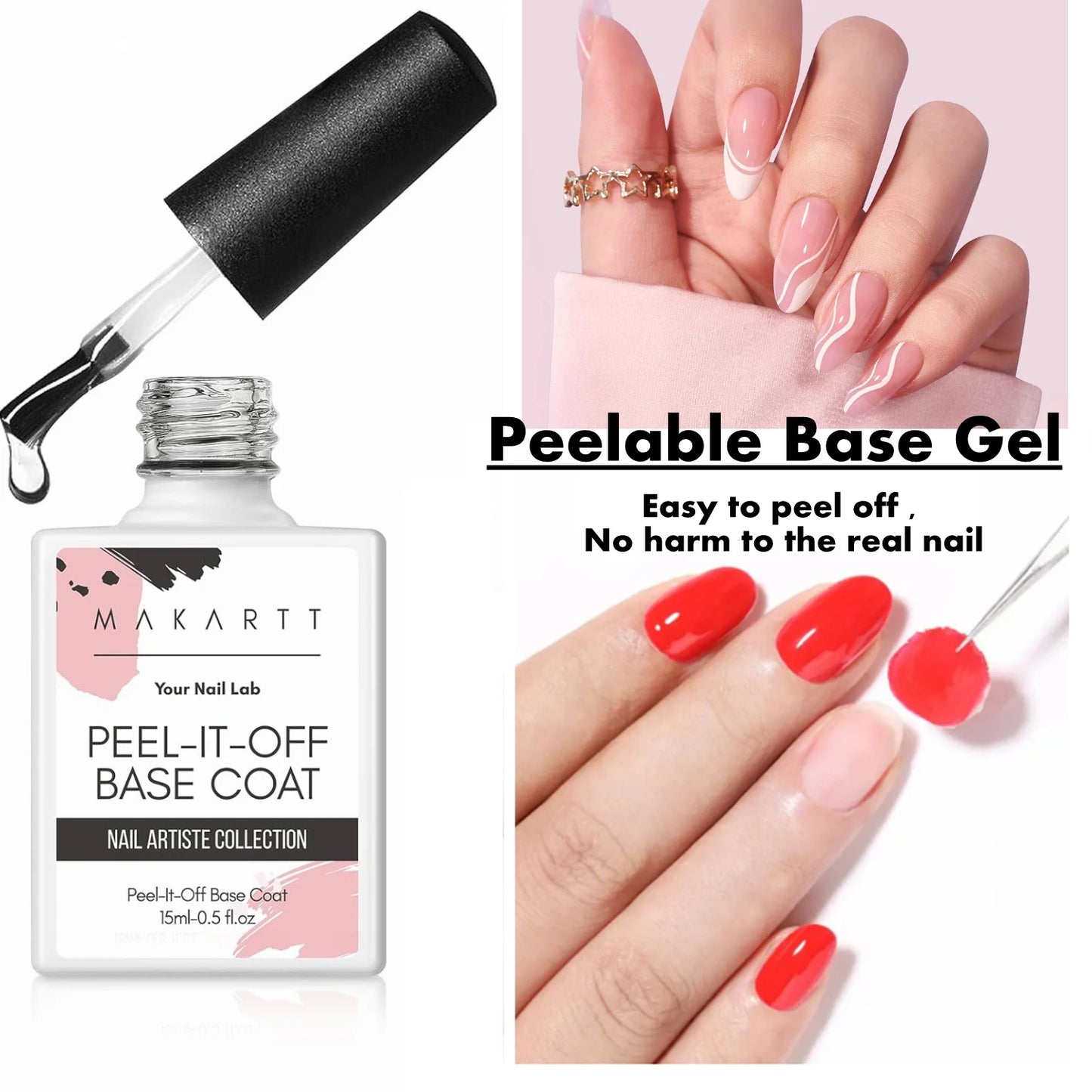 Makartt Peelable Base Coat 15ML
