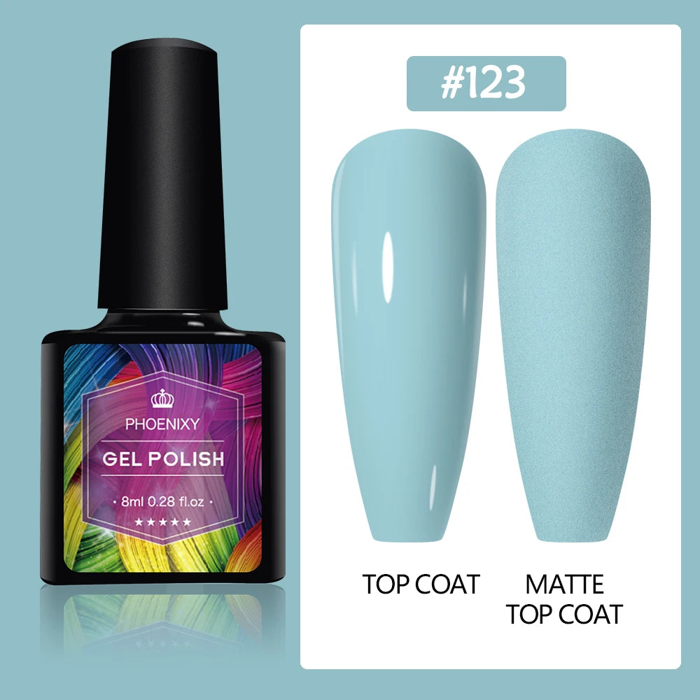 UV LED Gel Nail Polish 70 Colors Glitter 7ml