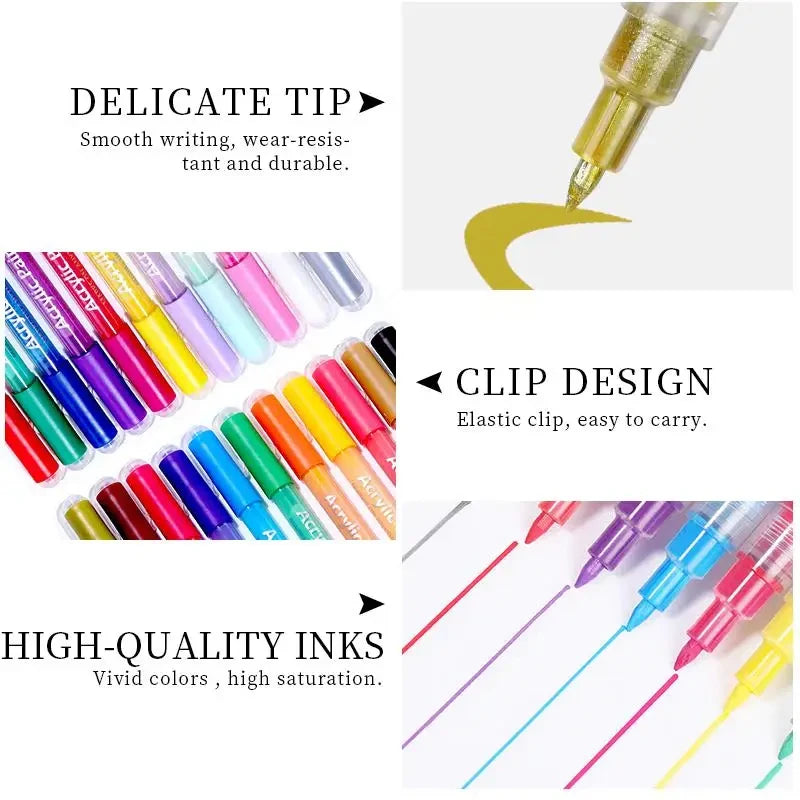 1 Set Nail Art Drawing Pen DIY 3D Abstract Line for Nail Art