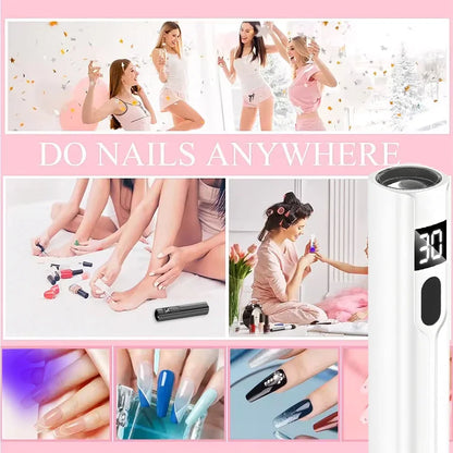 Ultra Light Portable Handheld Nail Dryer Lamp UV/LED
