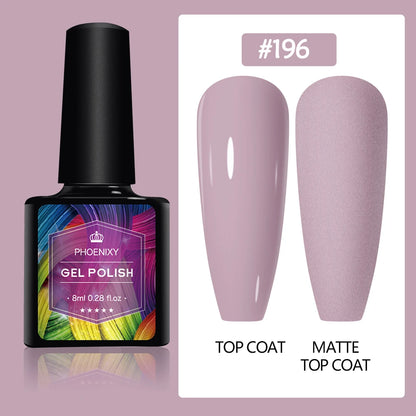 UV LED Gel Nail Polish 70 Colors Glitter 7ml