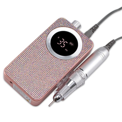 Rhinestone Nail Drill Cordless Rechargeable 35000 RPM