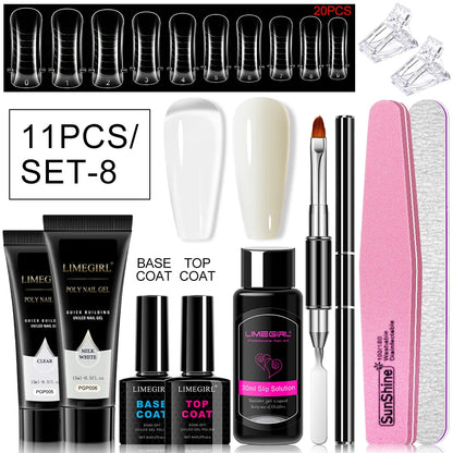 Poly Nail Gel Set for Extension Nails