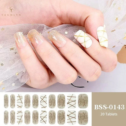 1 Sheet Semi-Cured Gel Nail Strips