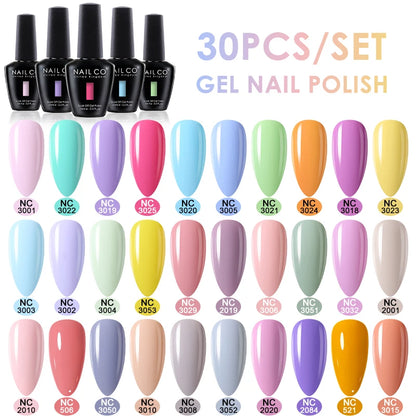 NAILCO 15ml 20/30pcs Gel Nail Polish Set