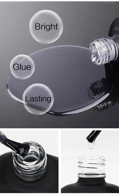 NAILCO 10/15ml Tempered Top Coat Gel Polish