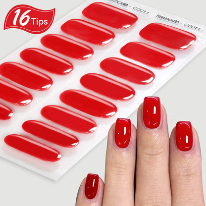 16 Tips Harunoura Semi Cured Gel Nail Strips