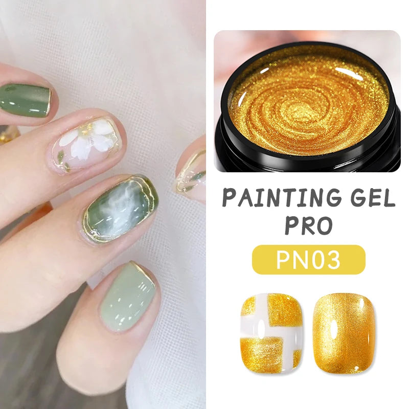 UV Painting Outline Gel Varnish Nails Art All For Manicure