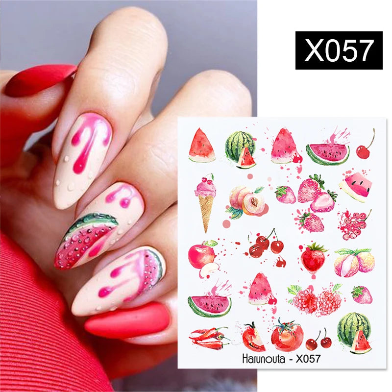 Gold 3D Nail Stickers