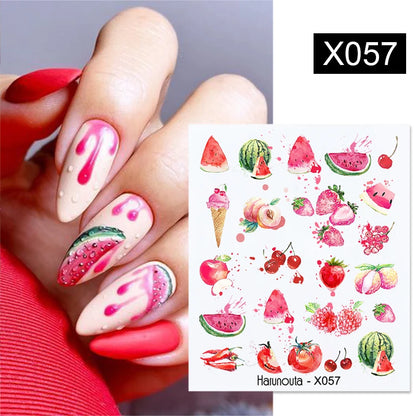 Gold 3D Nail Stickers