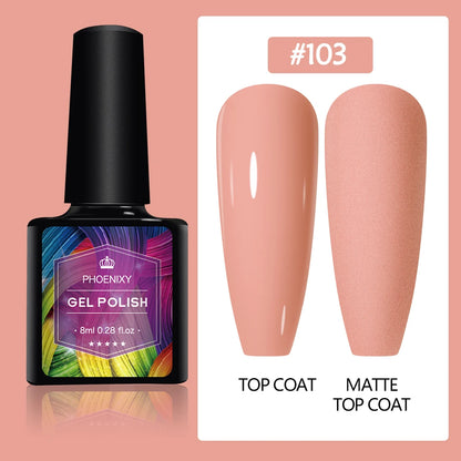 UV LED Gel Nail Polish 75 Colors Glitter 7ml