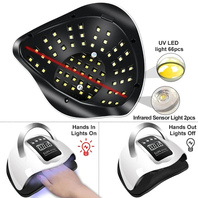 Nail Polish/Acrylic Nail/Poly Nail Gel Kit with Nail Lamp