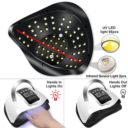 Nail Polish/Acrylic Nail/Poly Nail Gel Kit with Nail Lamp