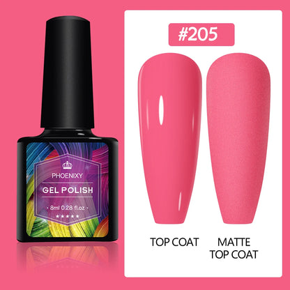 UV LED Gel Nail Polish 70 Colors Glitter 7ml