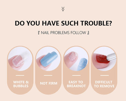 30ML Hard Gel For Nail Extension Milky White