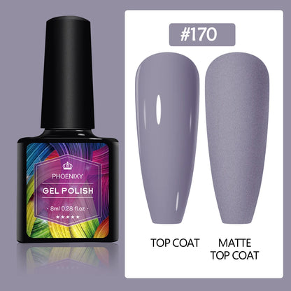 UV LED Gel Nail Polish 70 Colors Glitter 7ml