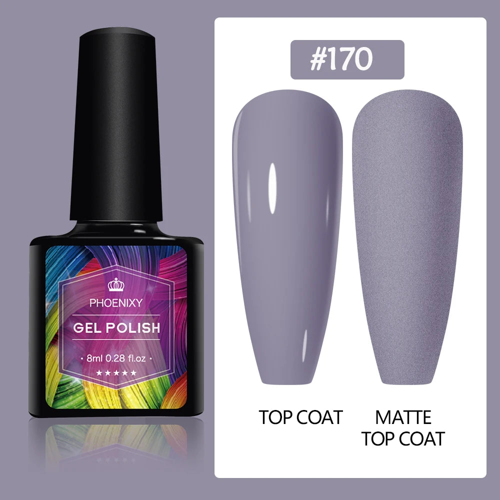 UV LED Gel Nail Polish 75 Colors Glitter 7ml