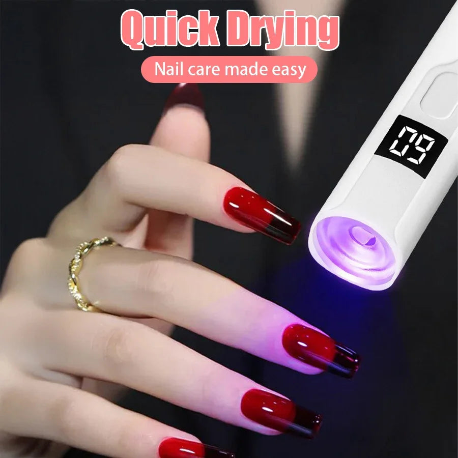 Ultra Light Portable Handheld Nail Dryer Lamp UV/LED