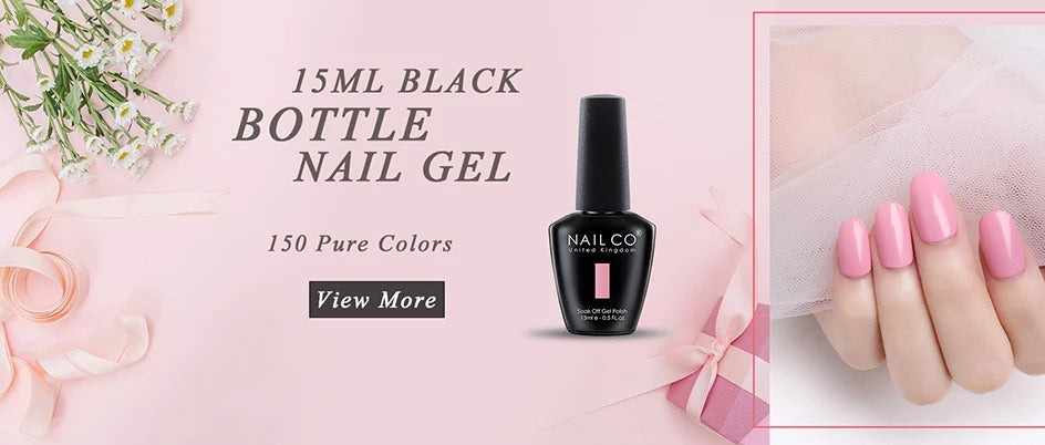 NAILCO 15ml Translucent Gel Nail Polish Semi-permanent Varnish