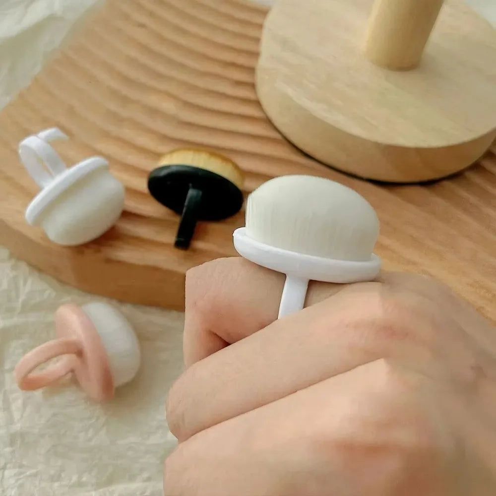 Oval Nail Art Dust Brush