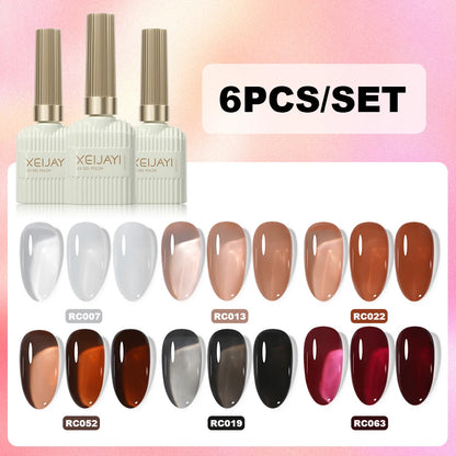 XEIJAYI 6Pcs 15Ml Nail Gel Polish Set