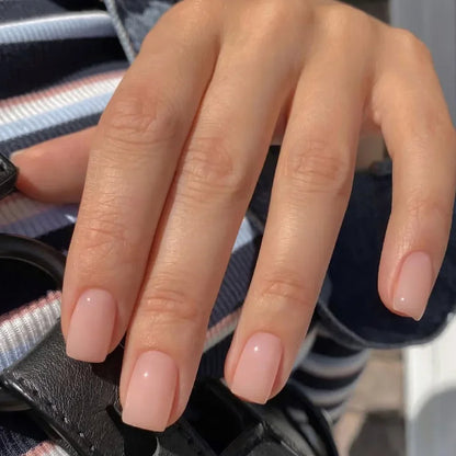 Glossy Press on French Nail Tips