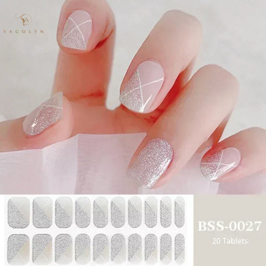 1 Sheet Semi-Cured Gel Nail Strips