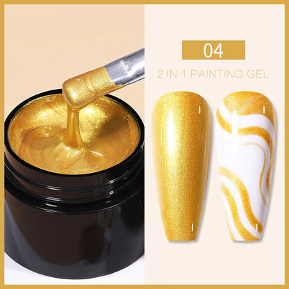 UV Painting Outline Gel Varnish Nails Art All For Manicure