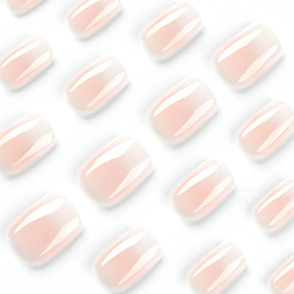 Glossy Press on French Nail Tips