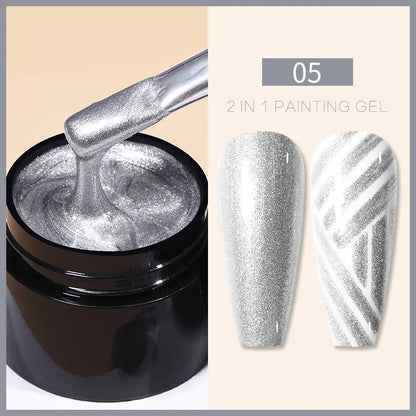 UV Painting Outline Gel Varnish Nails Art All For Manicure
