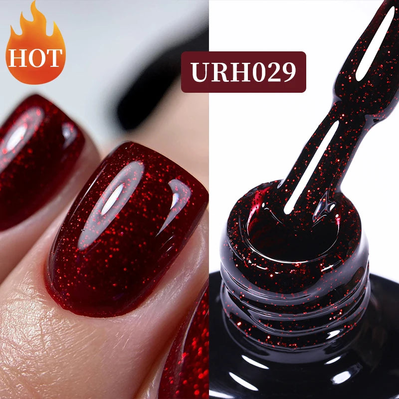 UR SUGAR 7ml Glass Bottle Color Gel Nail Polish Semi-permanent