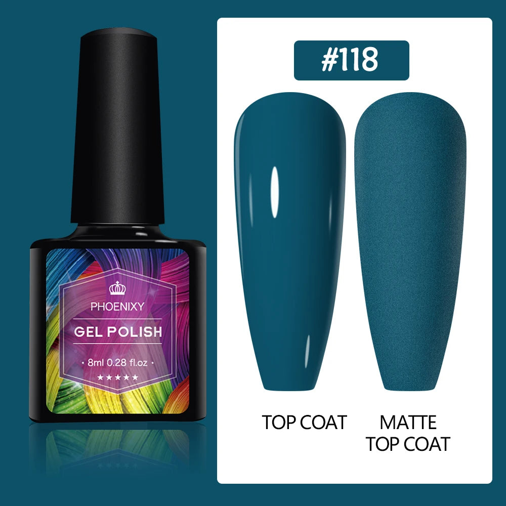 UV LED Gel Nail Polish 75 Colors Glitter 7ml