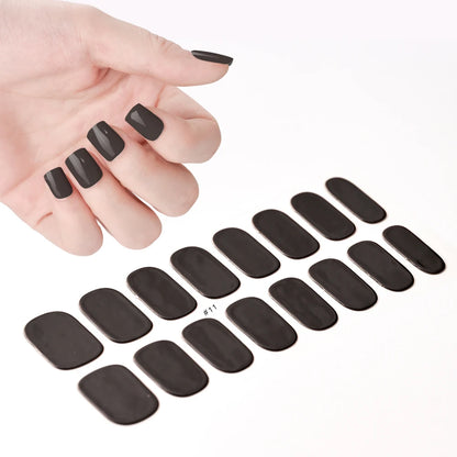 16 Tips/pcs Semi Cured Gel Nail Strips