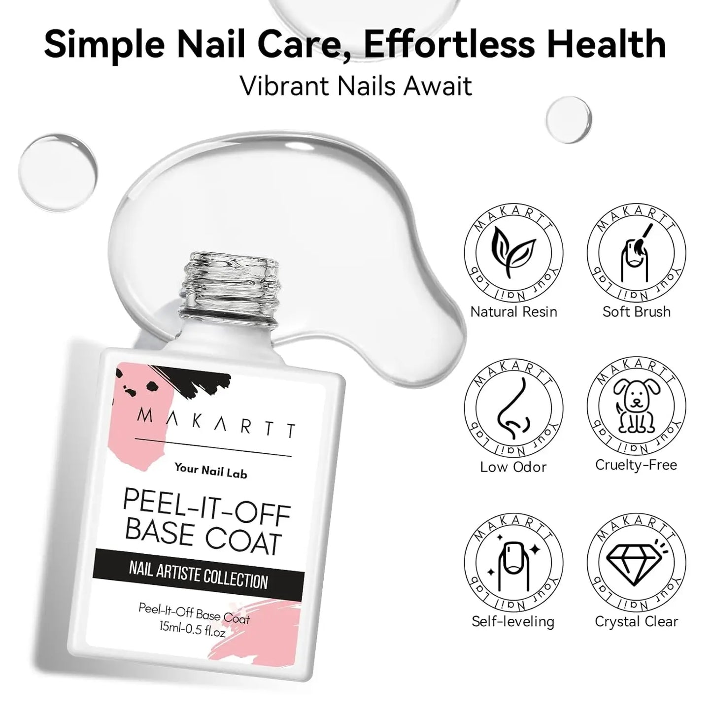 Makartt Peelable Base Coat 15ML
