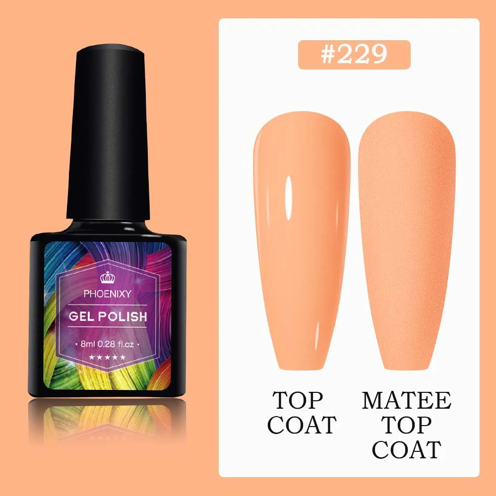 UV LED Gel Nail Polish 75 Colors Glitter 7ml