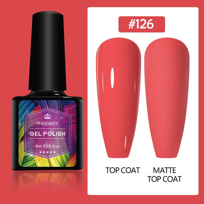 UV LED Gel Nail Polish 70 Colors Glitter 7ml