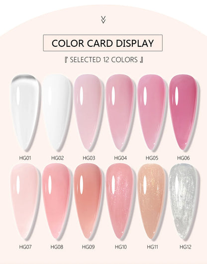30ML Hard Gel For Nail Extension Milky White