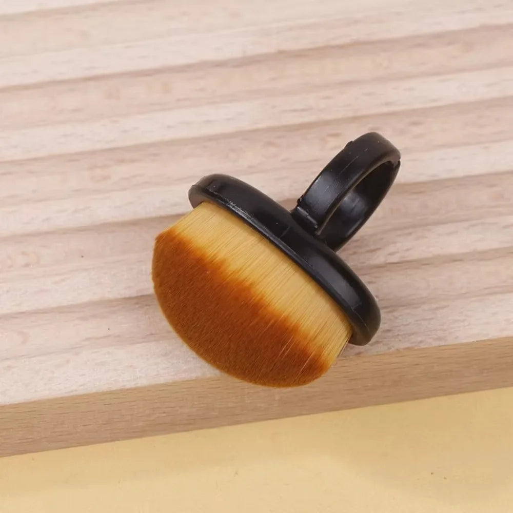 Oval Nail Art Dust Brush